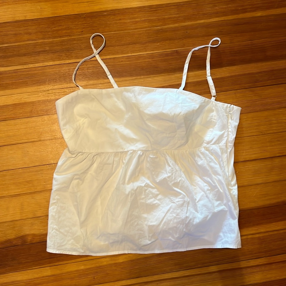 J. Crew tie neck tank top